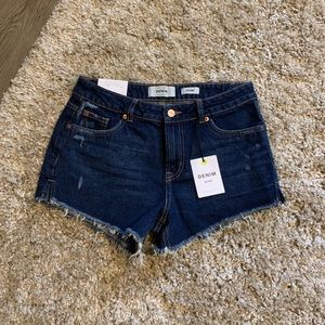 new look jean shorts